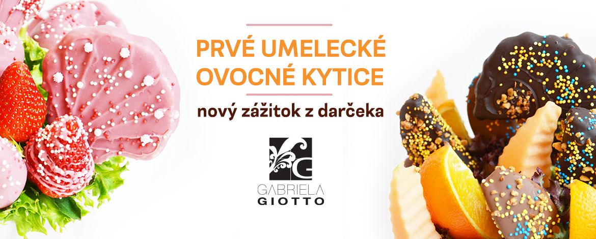 Prvé umelecké ovocné kytice - Nový zážitok