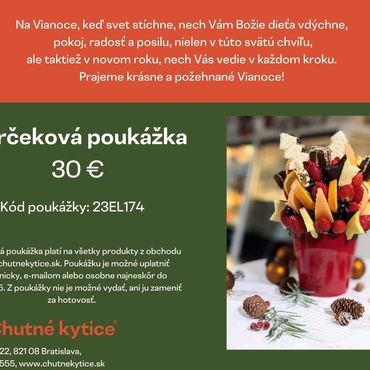 Vianočná darčeková poukážka
